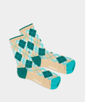 Damensocken Check Pattern Club von DillySocks