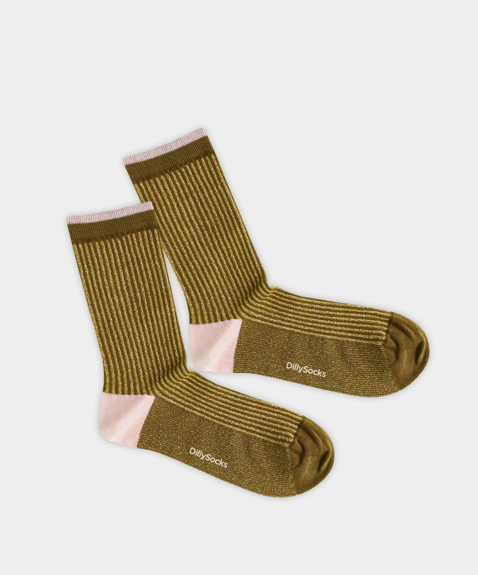Damensocken Earth Glitter von DillySocks