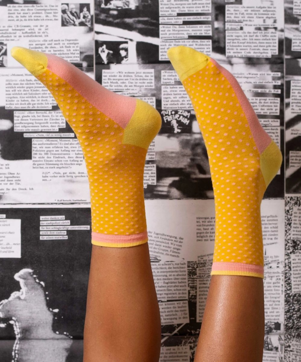 Damensocken Sunshine Dots von DillySocks