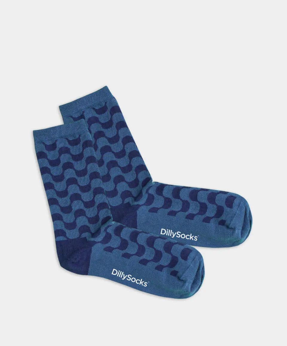 Damensocken Wavy Sea von DillySocks