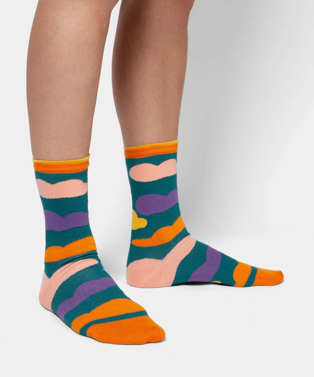Damensocken Wobble Fields von DillySocks