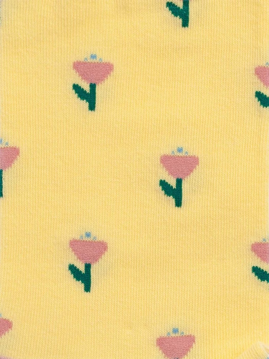 Damensocken Yellow Field of Flowers von DillySocks