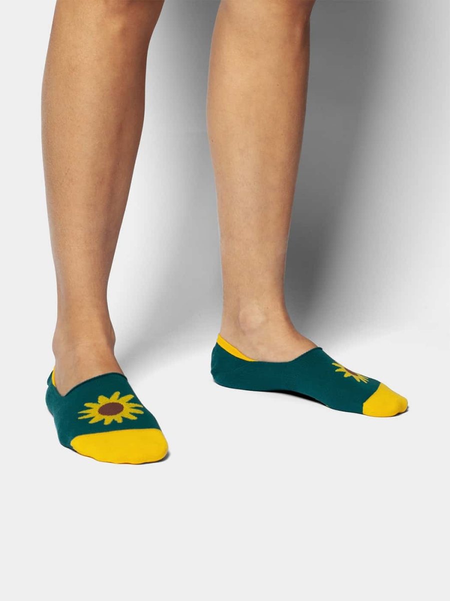 Füsslinge Hidden Blooming Sunflower von DillySocks