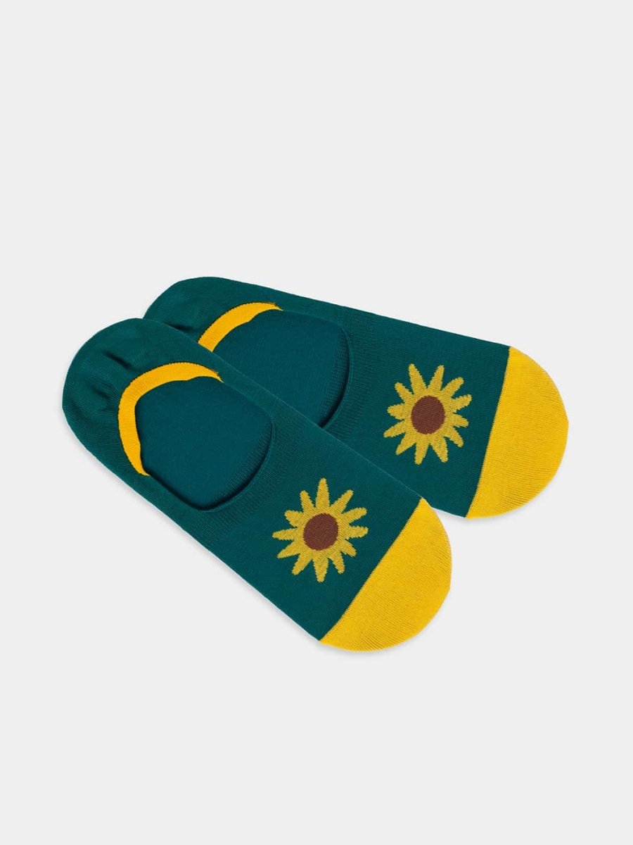 Füsslinge Hidden Blooming Sunflower von DillySocks