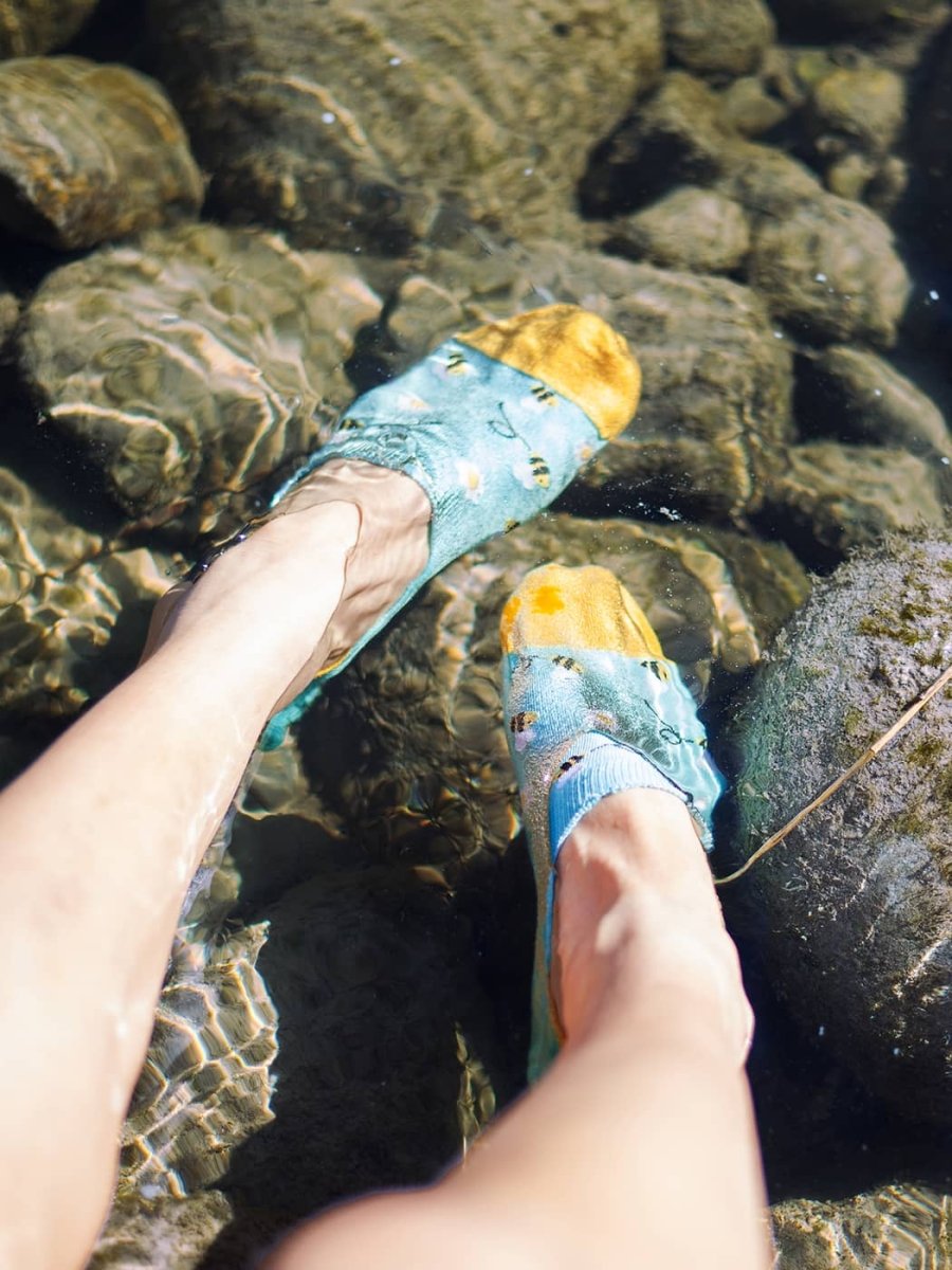 Füsslinge Hidden Busy Bees von DillySocks