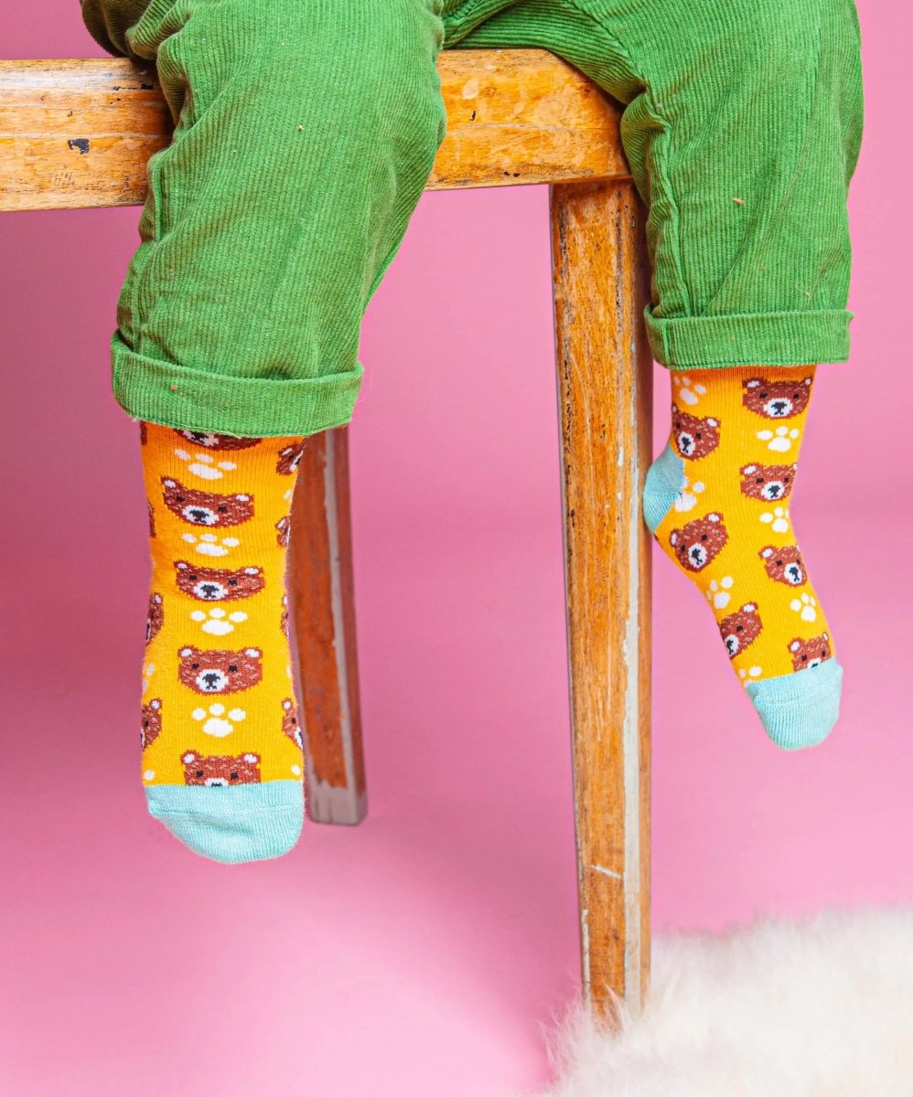 Kindersocken Herr Bär von DillySocks