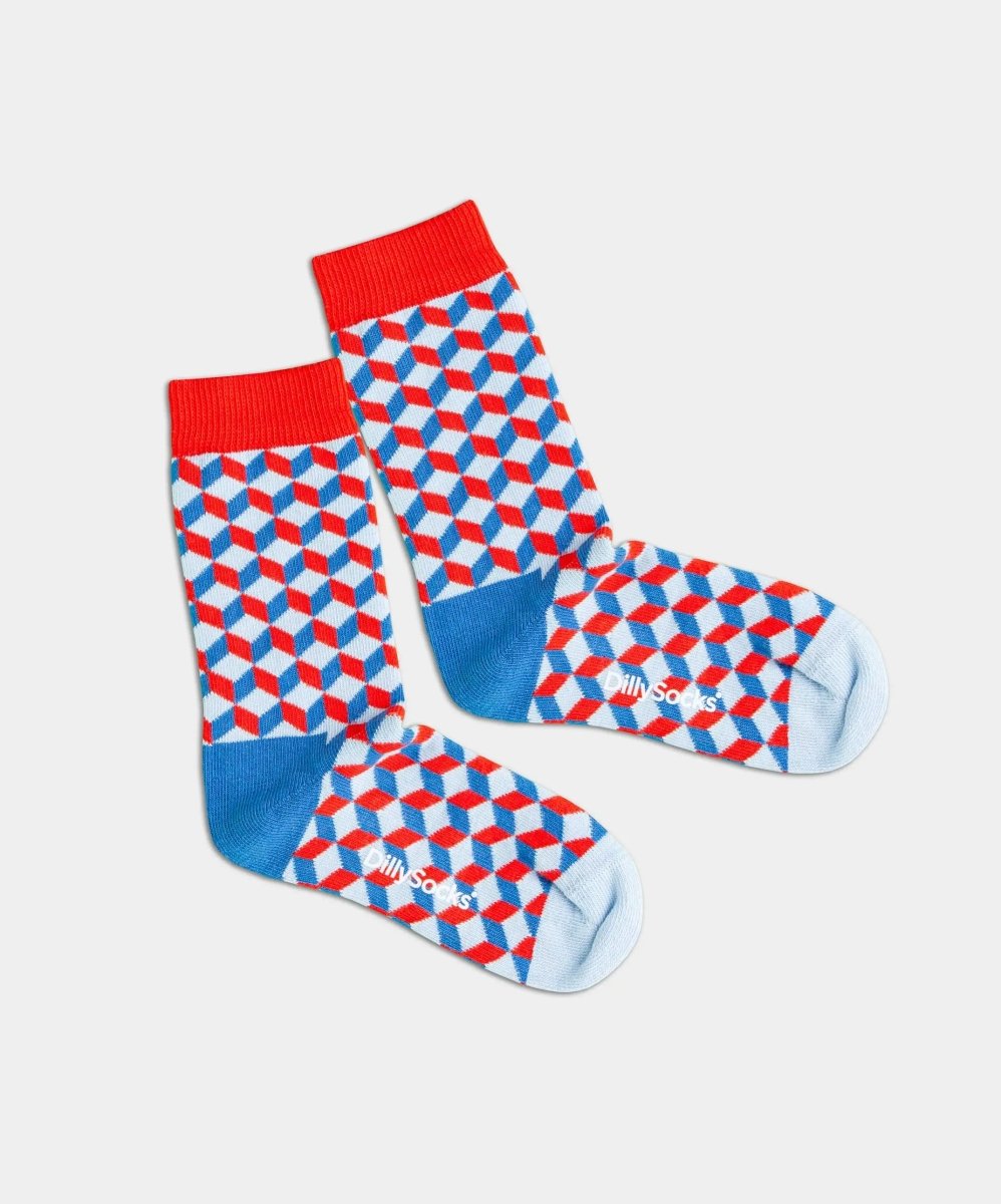 Kindersocken Lil Blue Dice von DillySocks