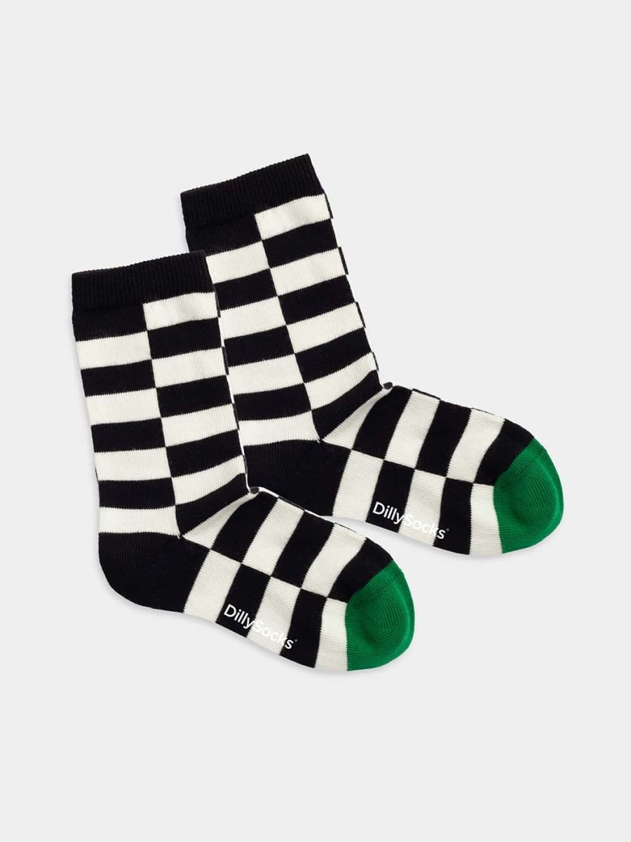 Kindersocken Lil Chessboard Visions von DillySocks