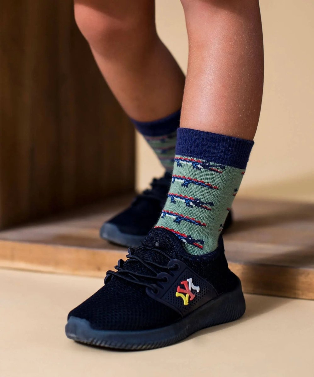 Kindersocken Lil Croc O'Clock von DillySocks