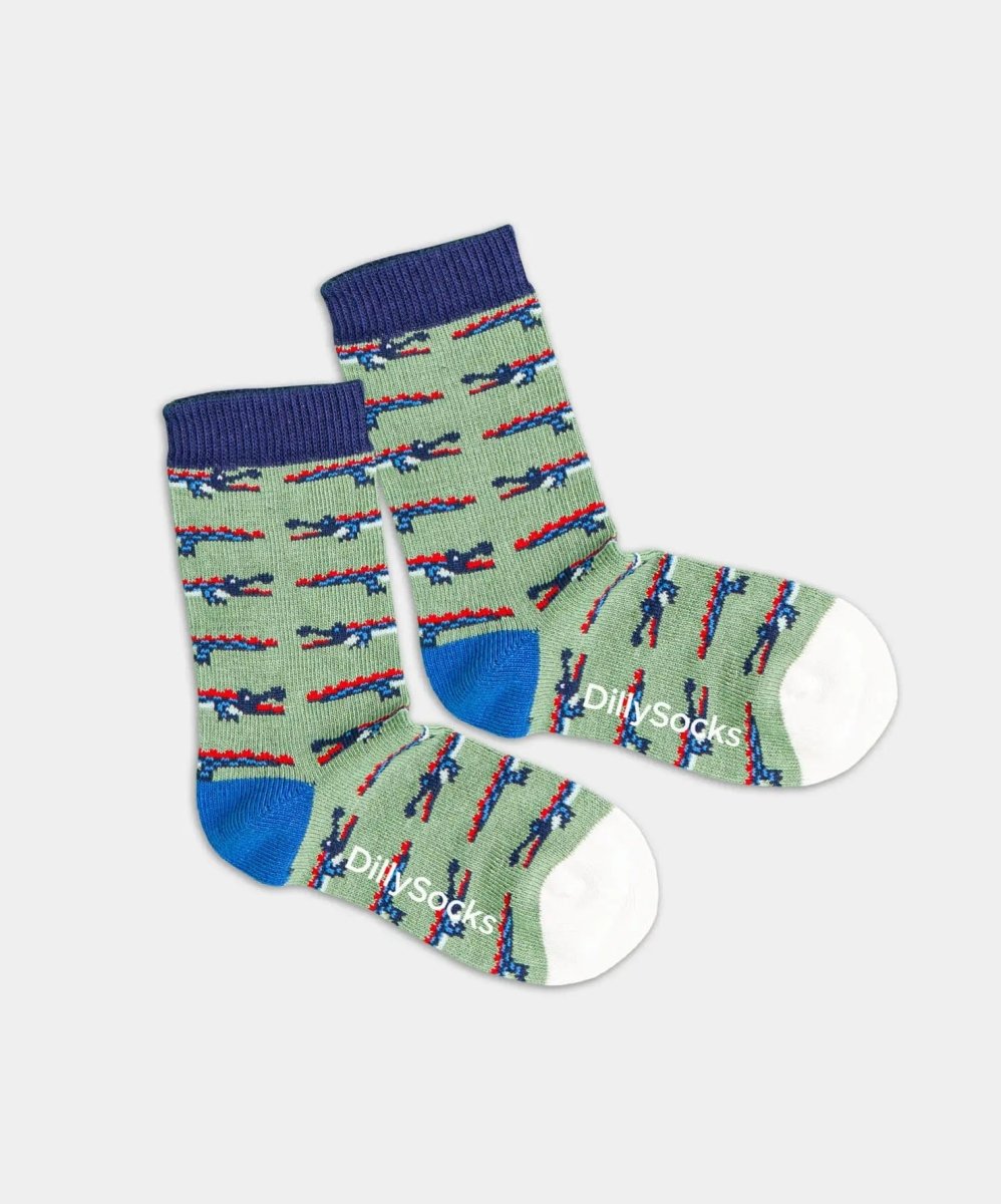 Kindersocken Lil Croc O'Clock von DillySocks