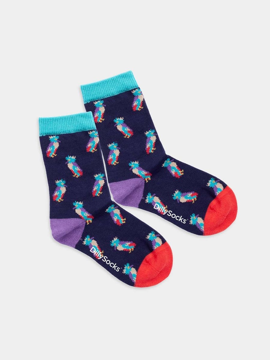Kindersocken Lil Madagascar Ibis von DillySocks