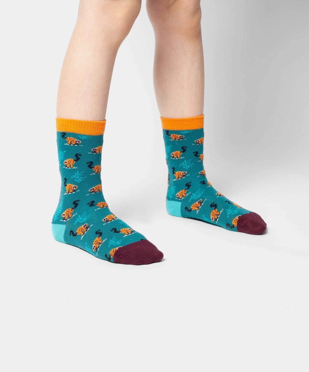 Kindersocken Lil Red Ruffed Lemur von DillySocks