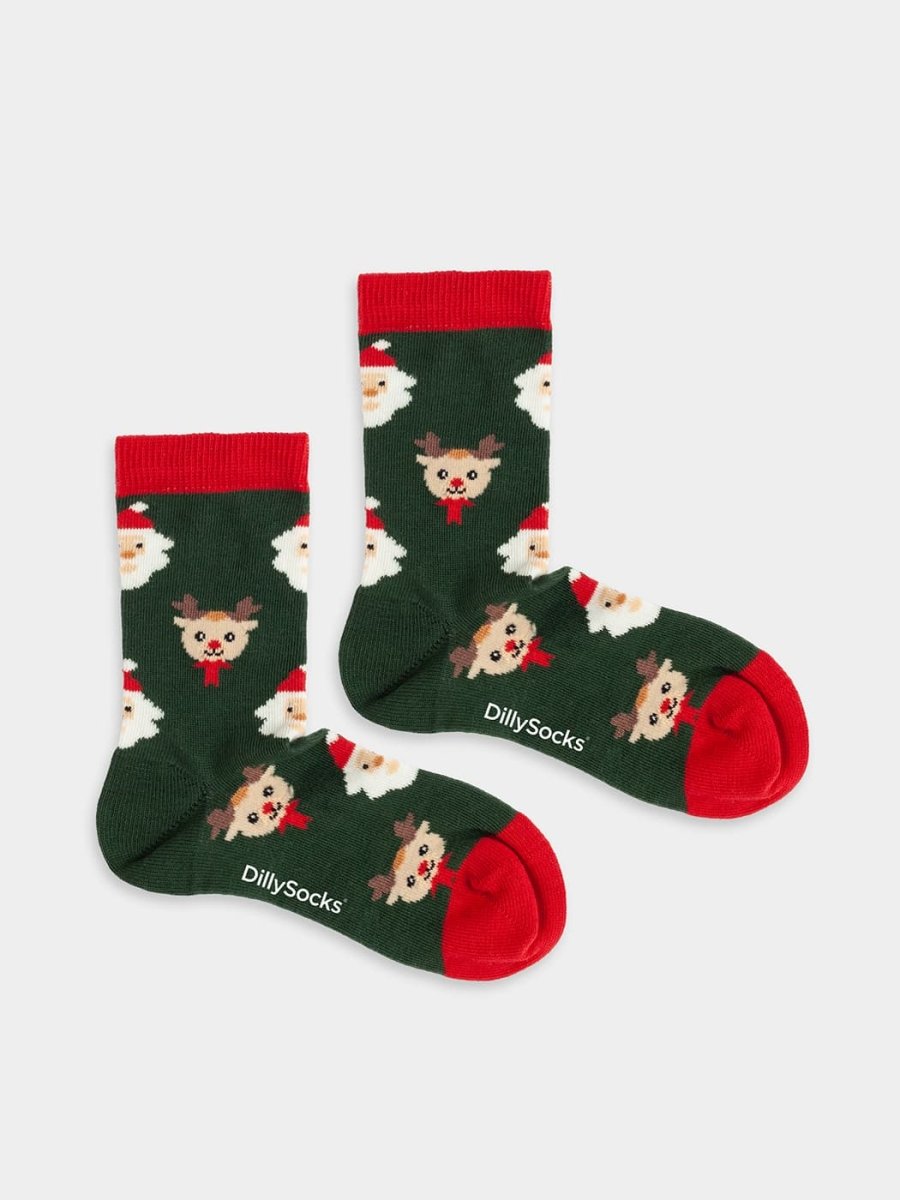 Kindersocken Lil Rudolph in the Forest von DillySocks