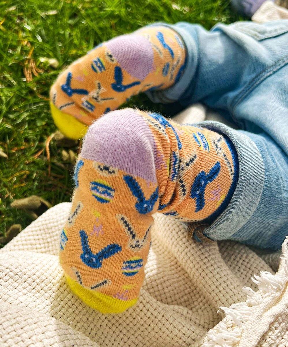 Lil Sunny Bunny Socken für Groß und Klein, lustiges Design