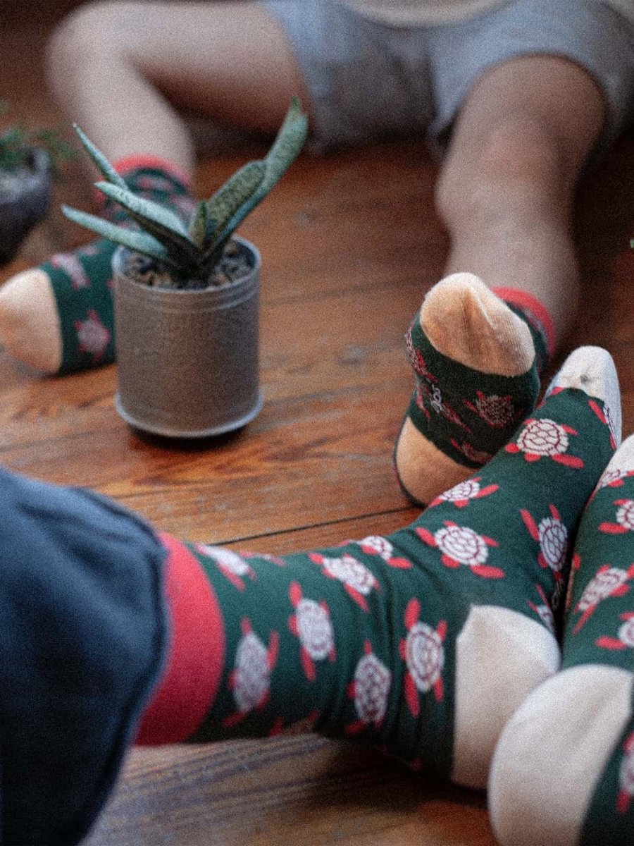 Kindersocken Lil Turtle Love von DillySocks