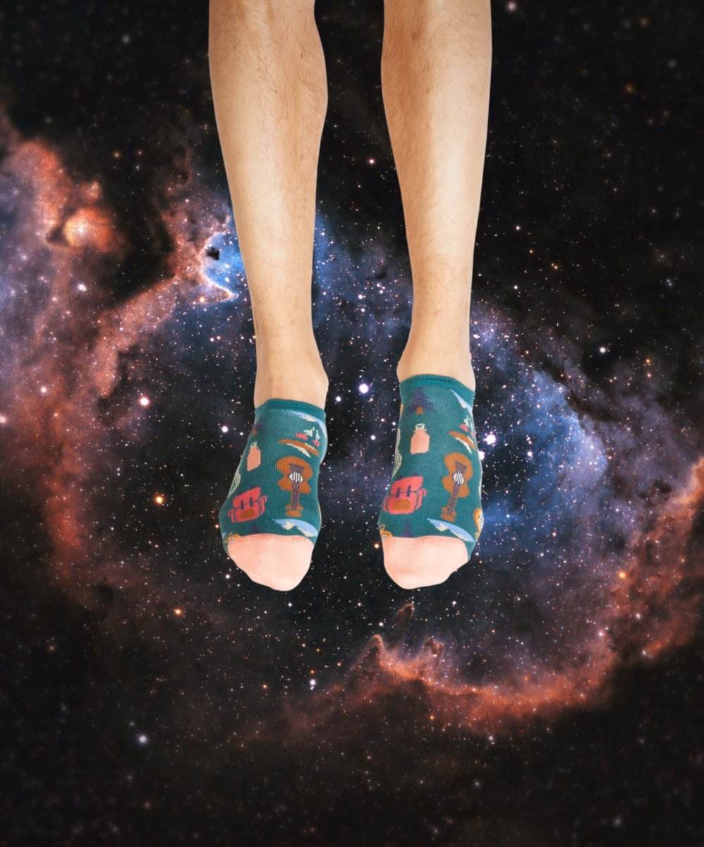 Abenteuerliche Socken für lustigen Kurztrip