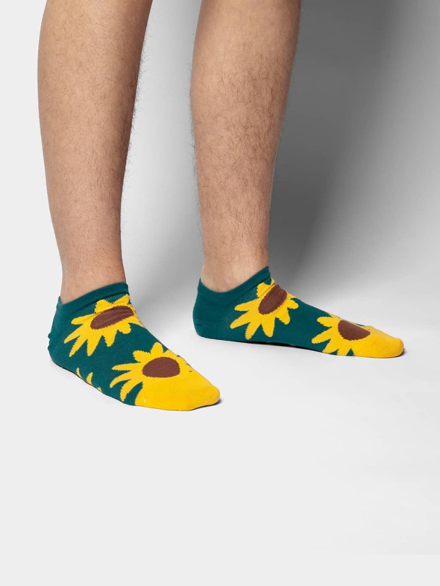 Sneakersocken Short Blooming Sunflower von DillySocks