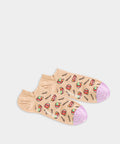 Sneakersocken Short Miso Brown von DillySocks