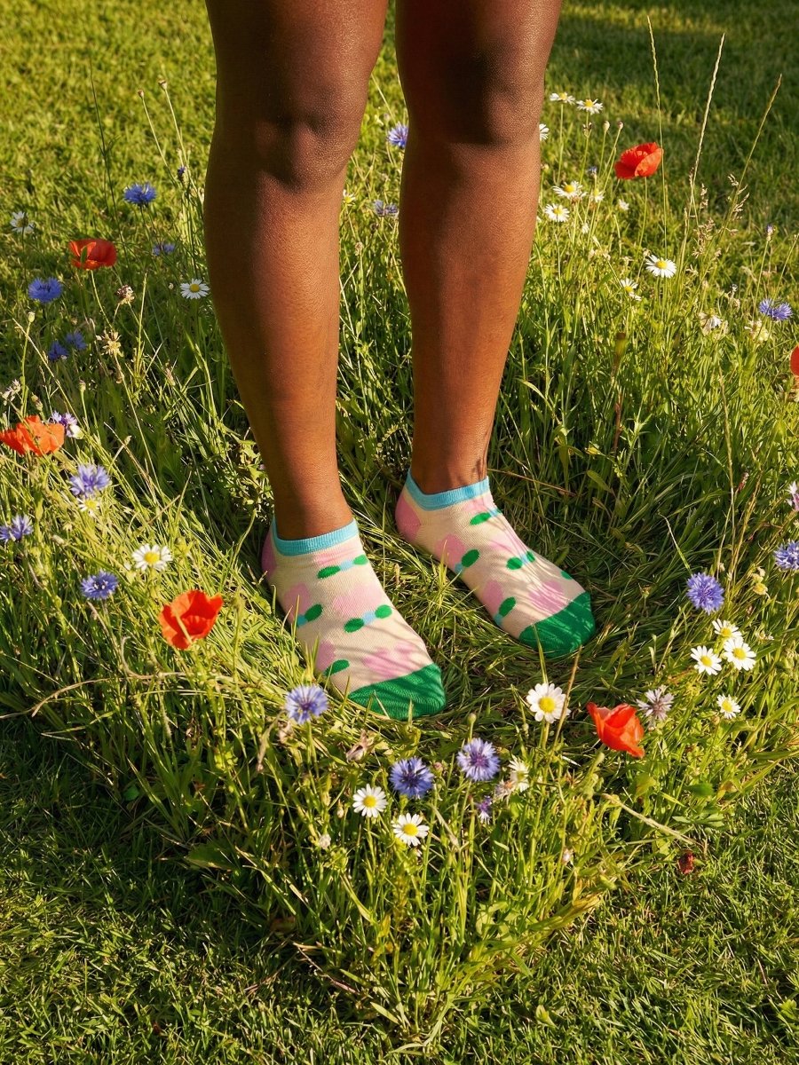 Sneakersocken Short Tiny Tulips von DillySocks