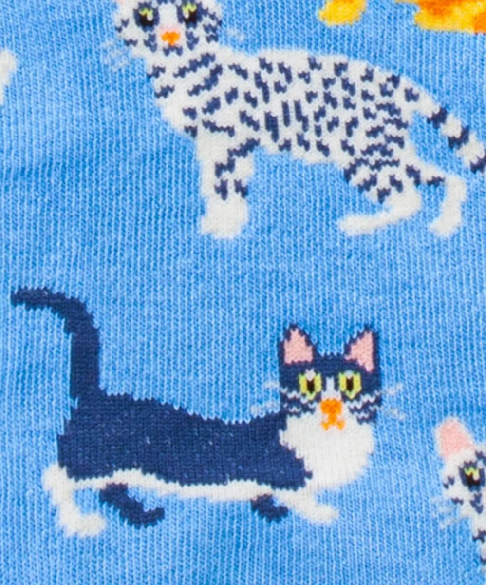 Sneakersocken Short Water Cats von DillySocks