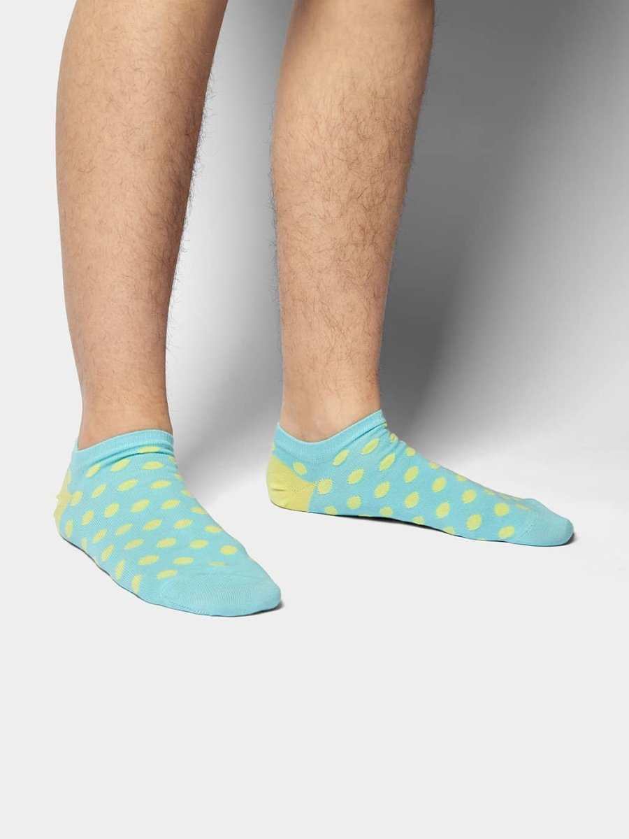 Sneakersocken Short Yellow Dots von DillySocks