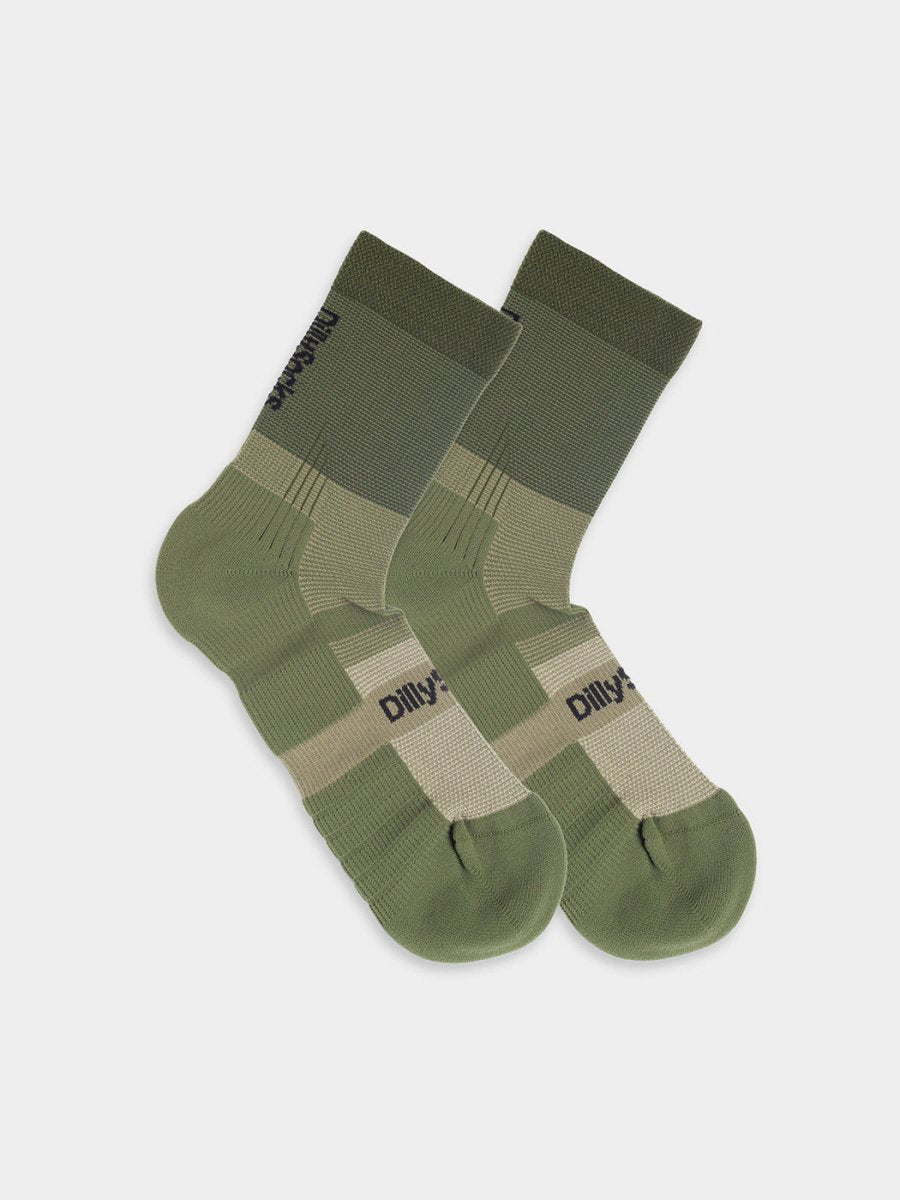 Socken Active Olive von DillySocks
