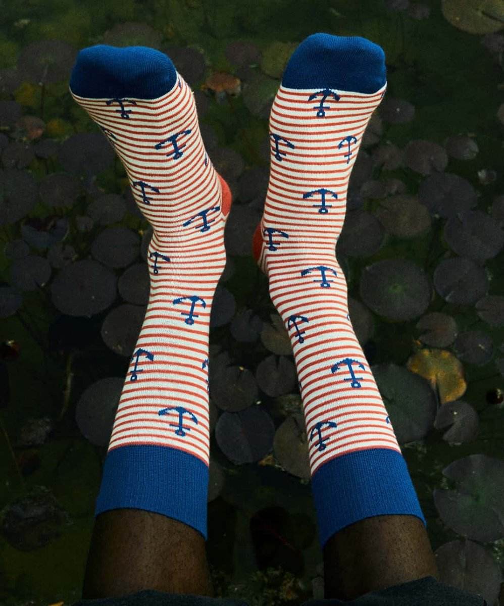 Socken Anchored In Love von DillySocks