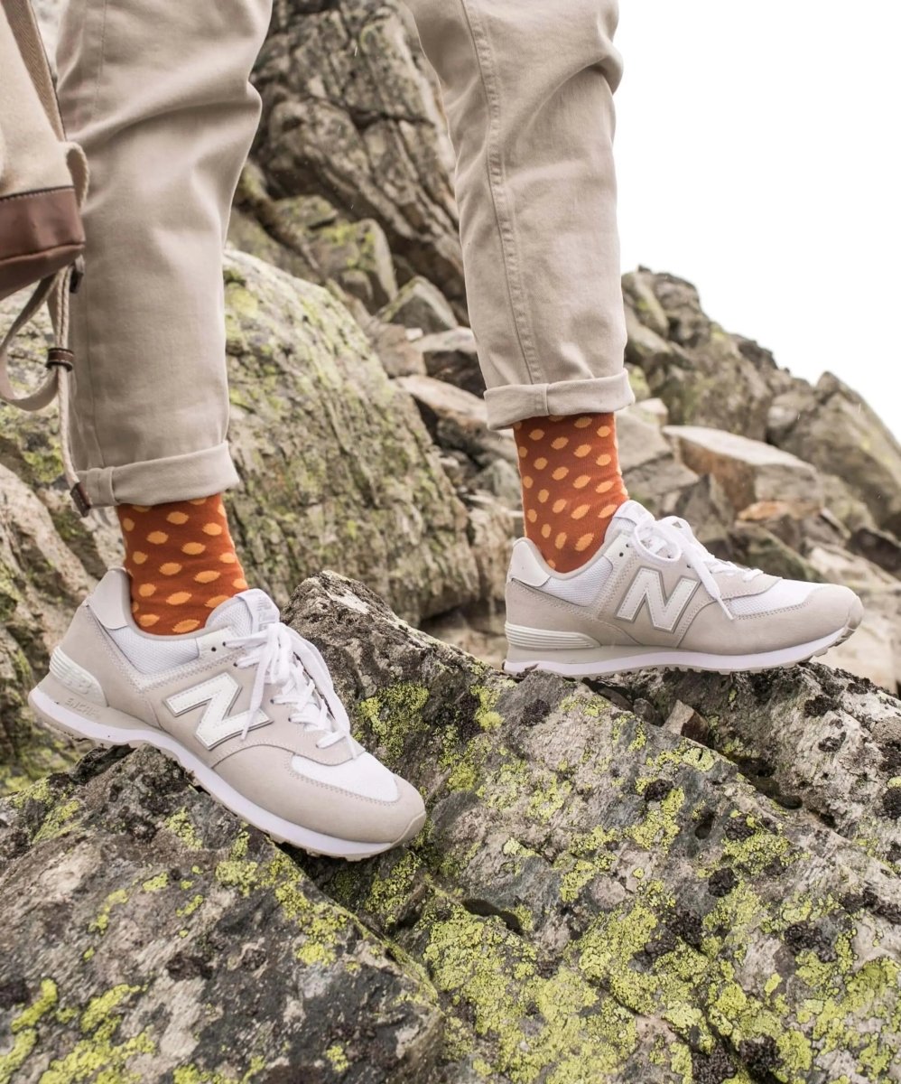 Socken Apricot Dots von DillySocks