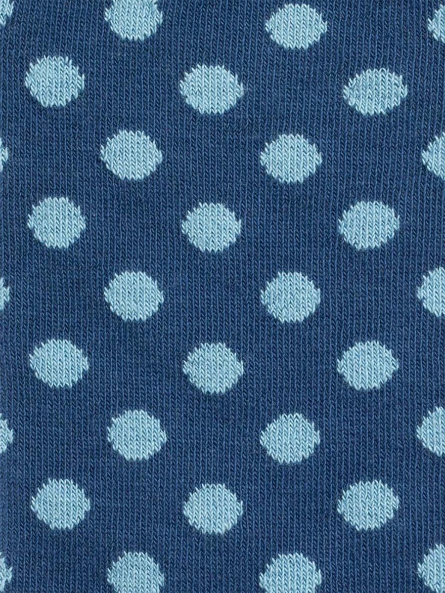 Socken Big Blue Dots von DillySocks