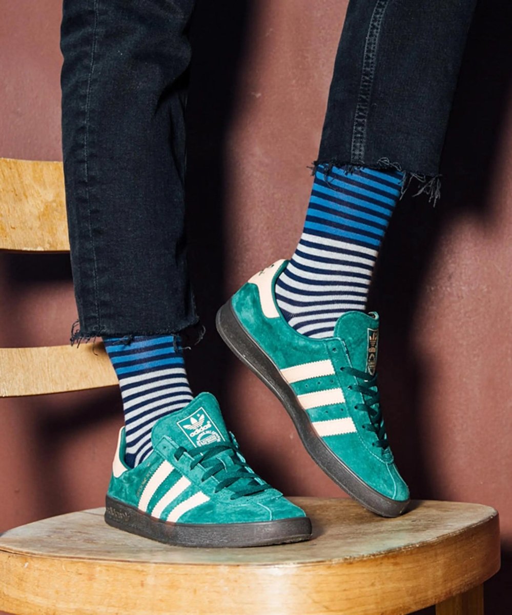 Socken Blue Triplet von DillySocks