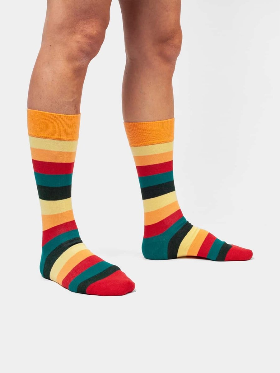 Socken Bold Line Red von DillySocks