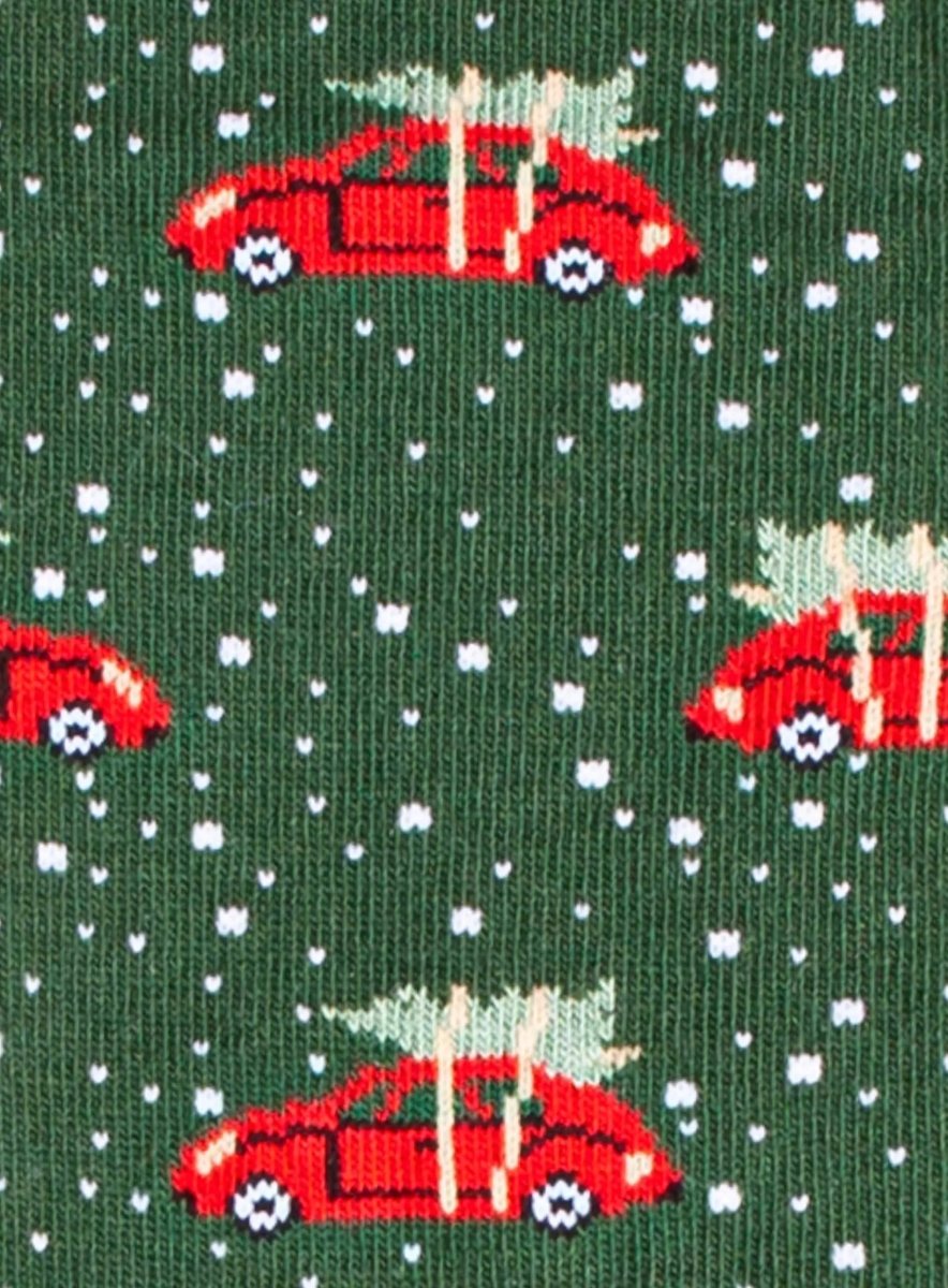 Socken Christmas Green Tree von DillySocks