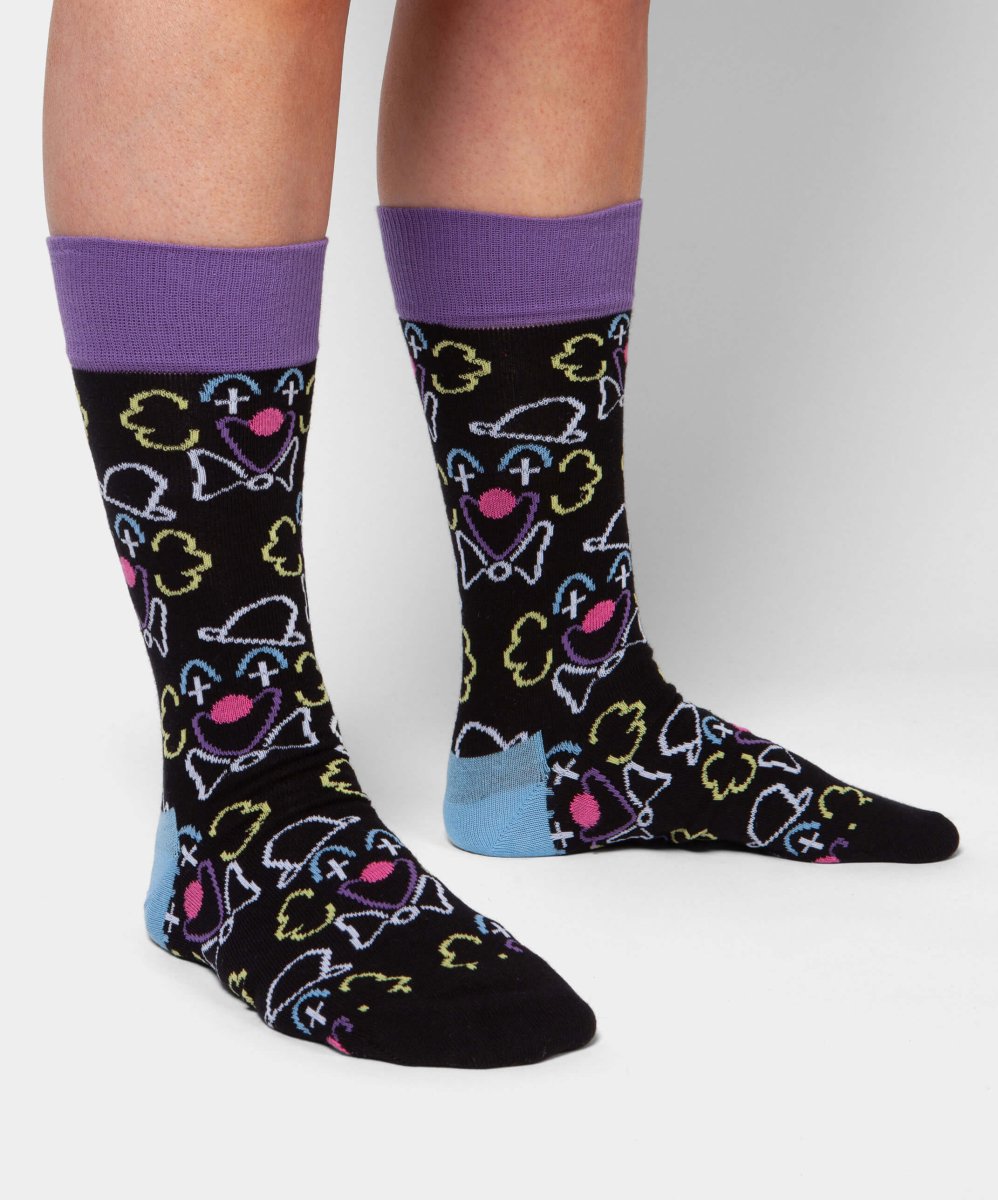 Socken Clownish Illusion von DillySocks