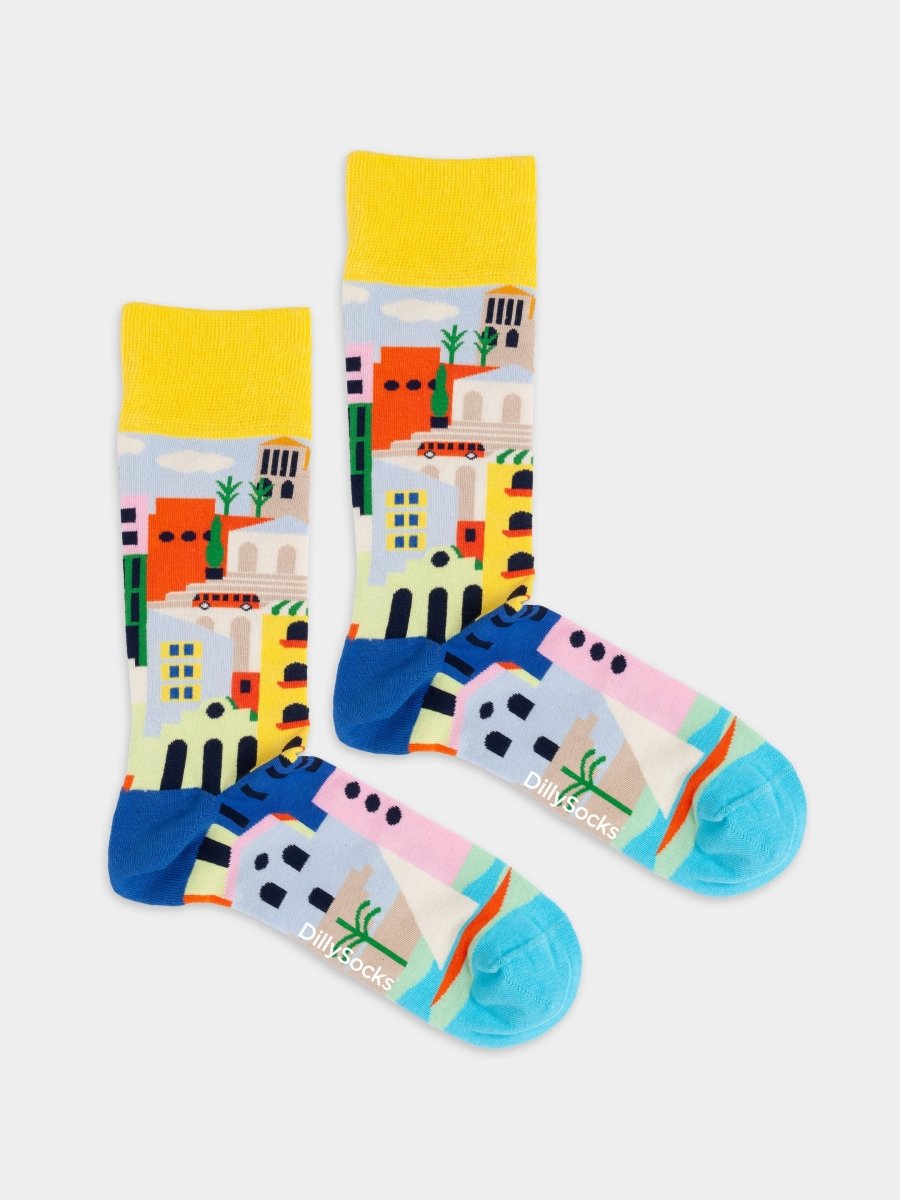 Socken Coastal Town von DillySocks