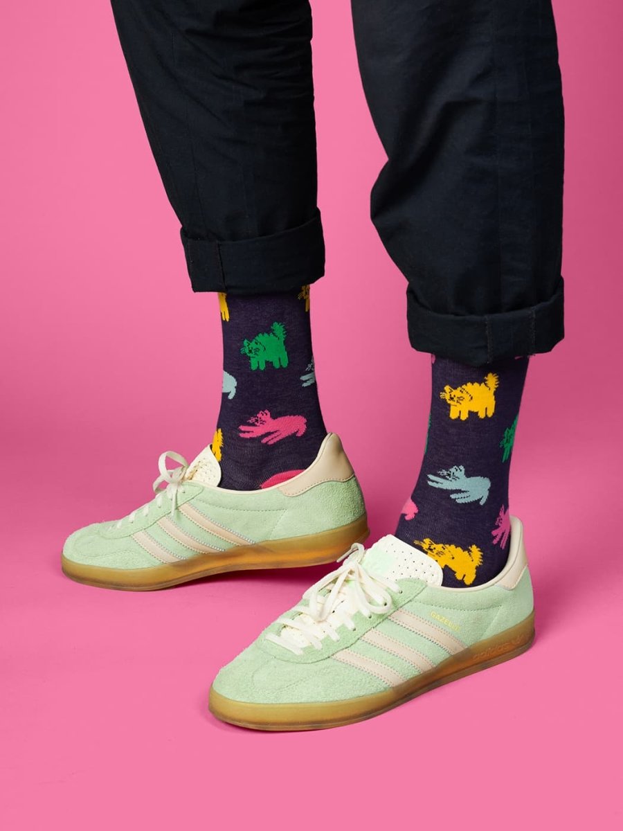 Socken Colorful Cats von DillySocks