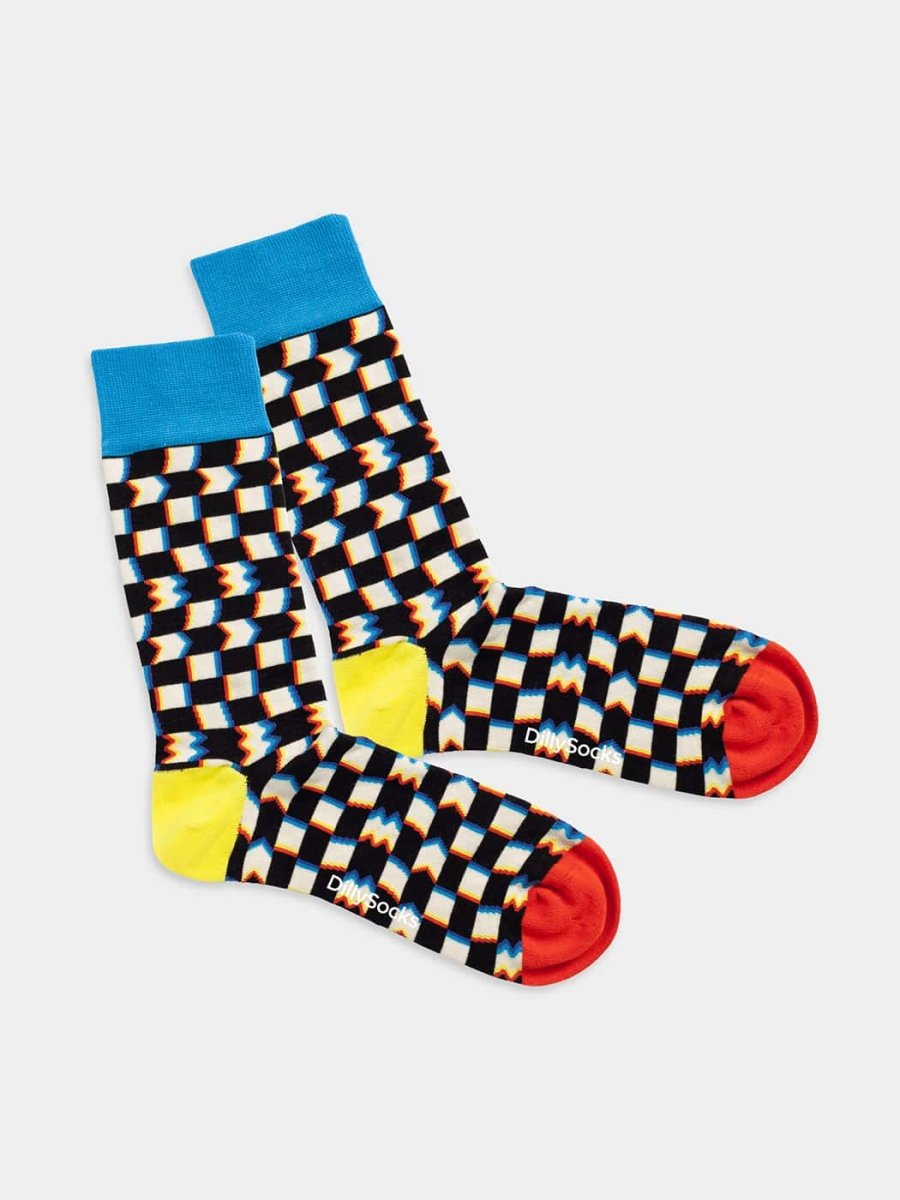 Socken Colorful Distortion von DillySocks
