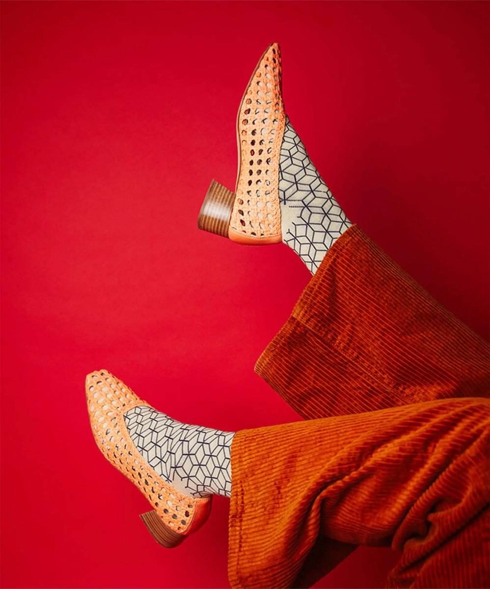 Socken Contrast Lining von DillySocks