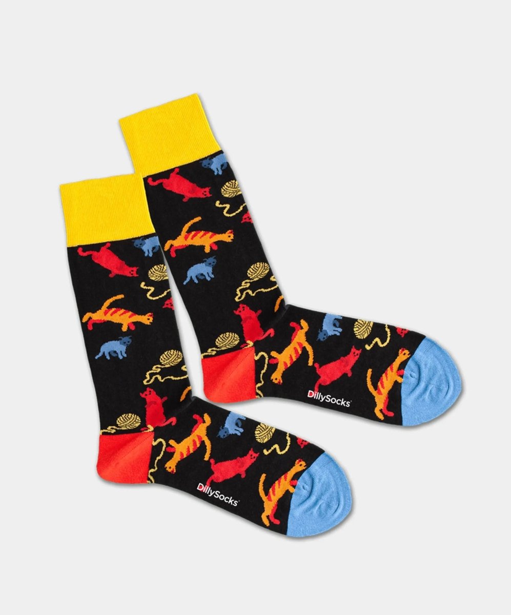 Socken Crazy Cat von DillySocks
