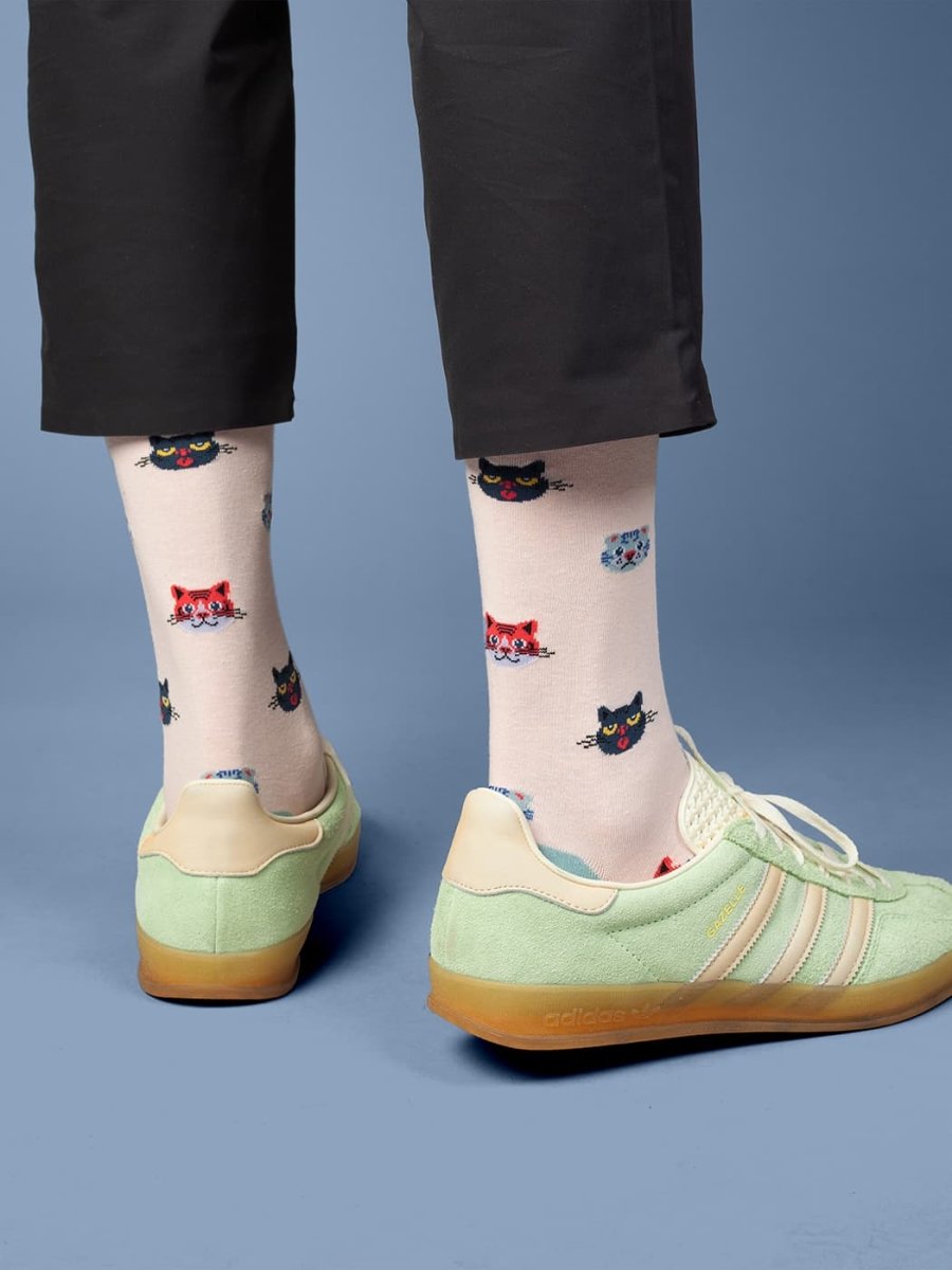Socken Curious Cats von DillySocks