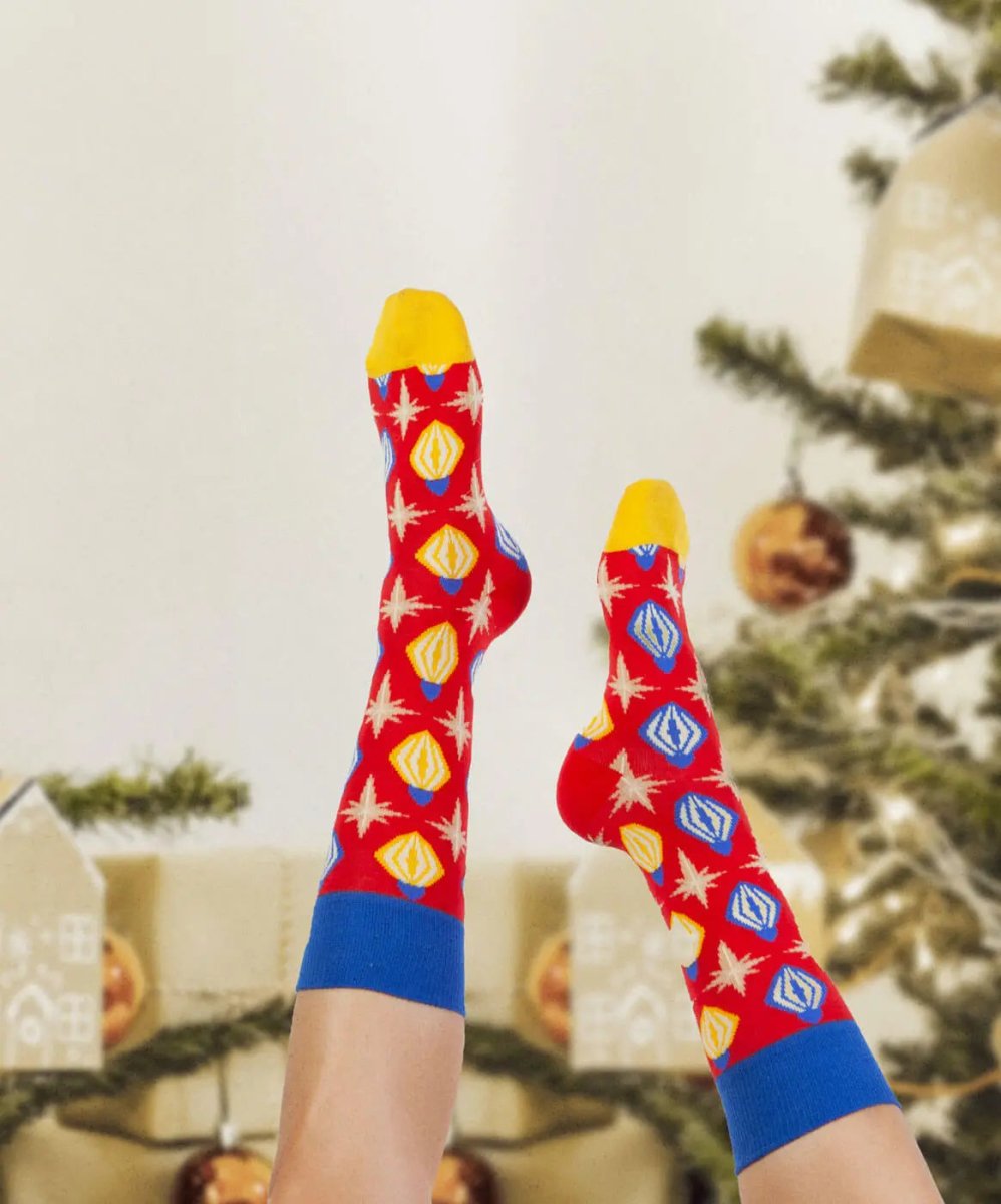 Socken Festive Lights von DillySocks