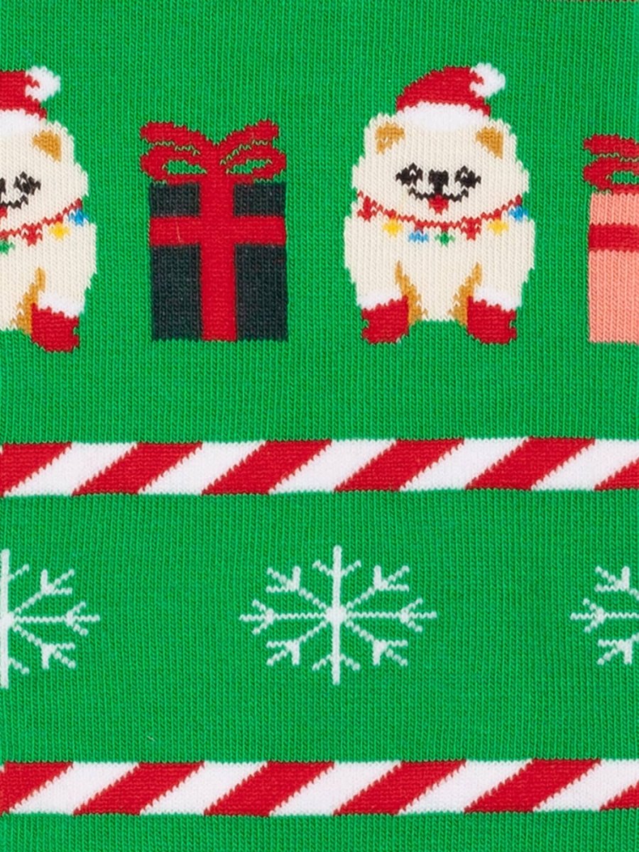 Socken Festive Pomeranian von DillySocks