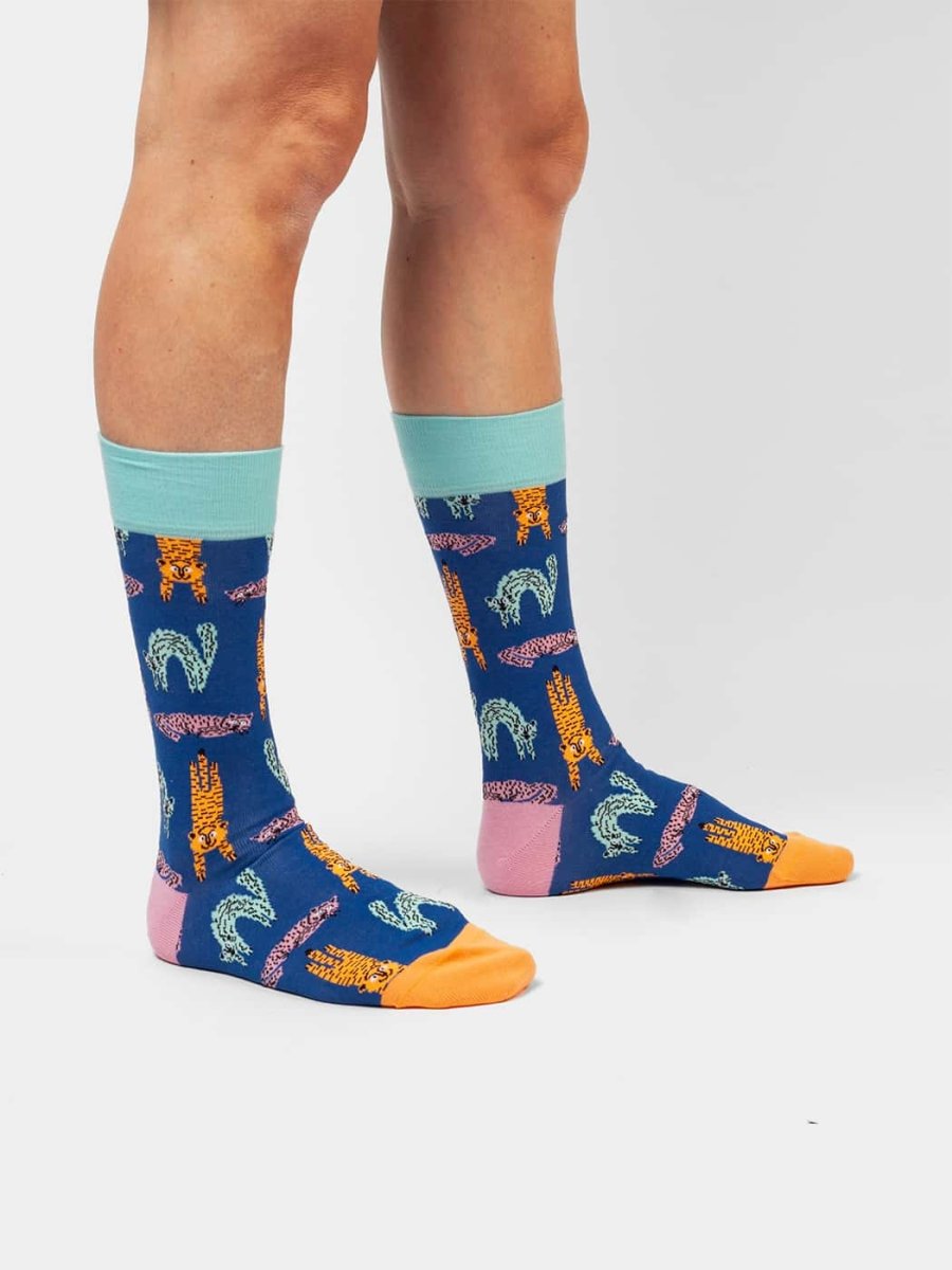 Socken Fight Like A Cat von DillySocks