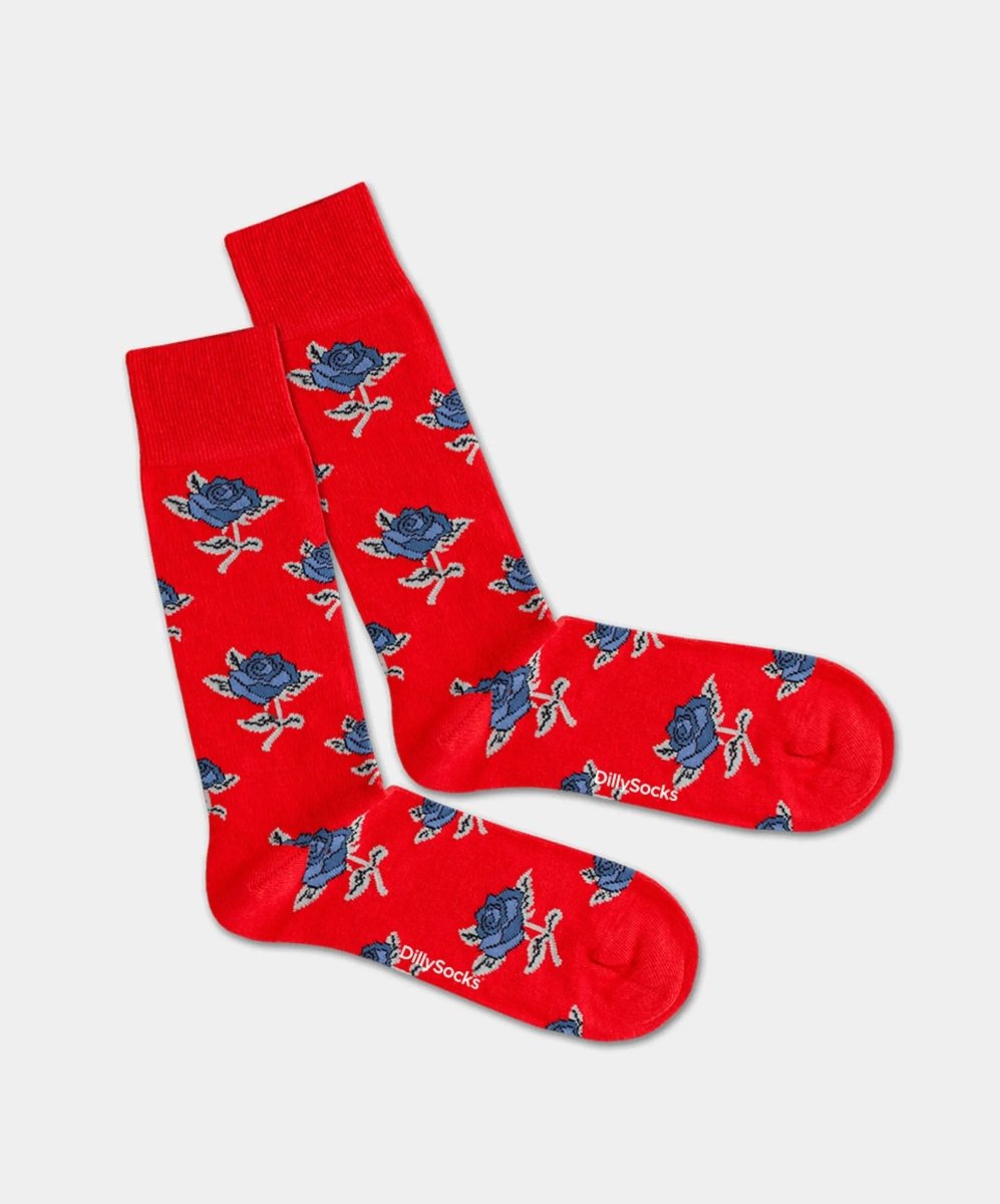 Socken Fire Roses von DillySocks
