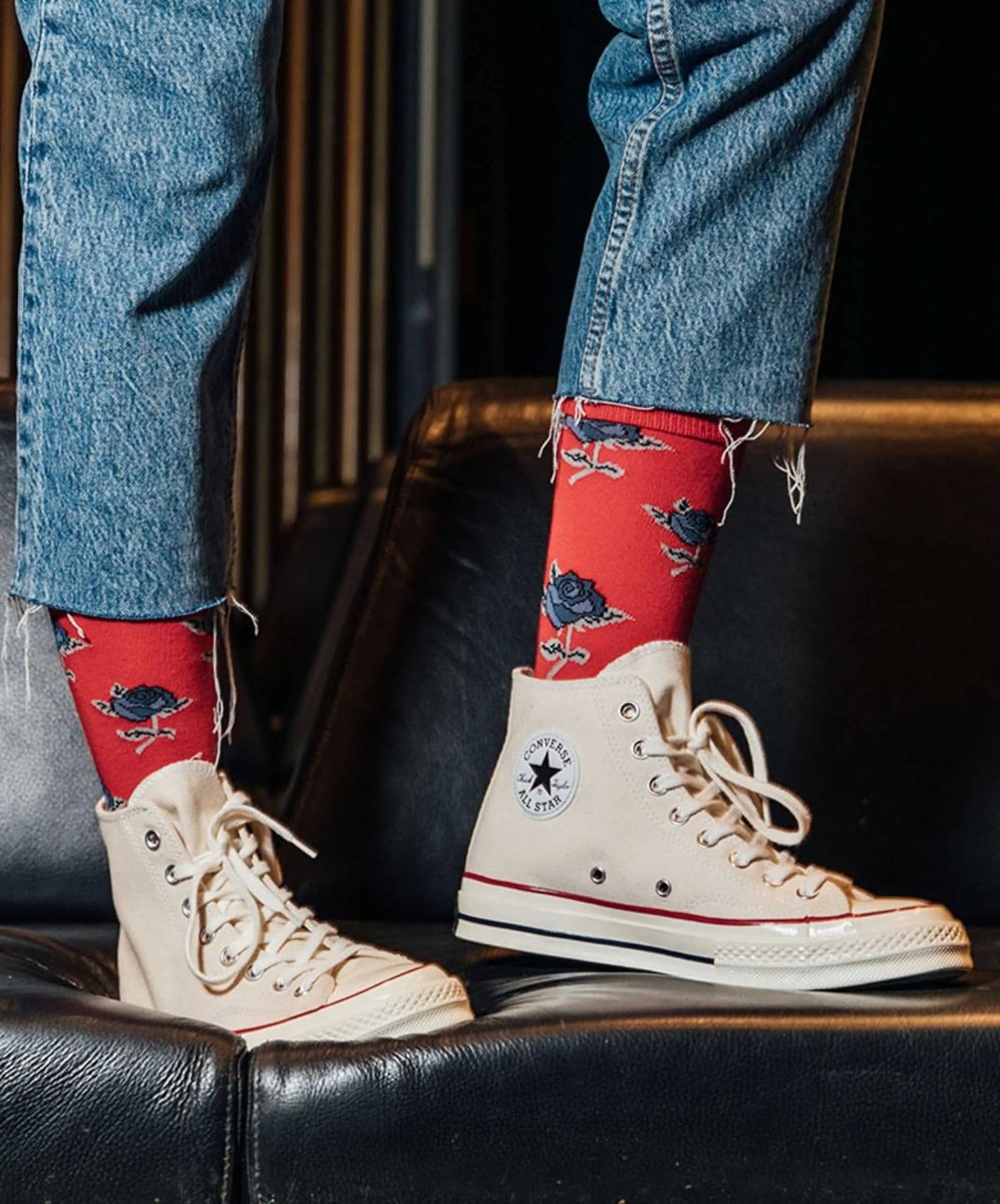 Socken Fire Roses von DillySocks