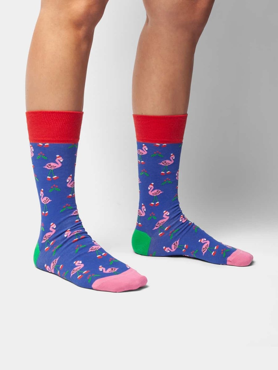 Socken Flamingo Fest von DillySocks