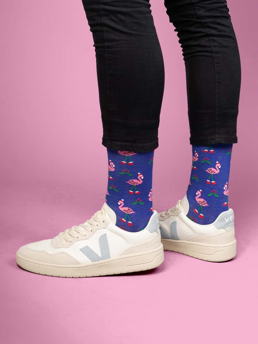 Socken Flamingo Fest von DillySocks