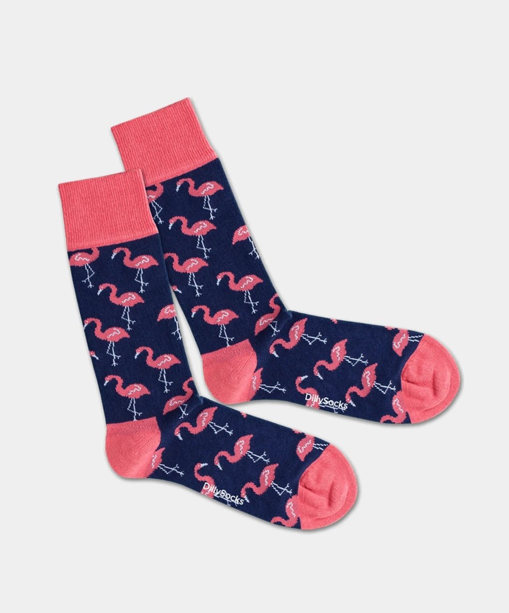 Socken Flamingo Shadow von DillySocks