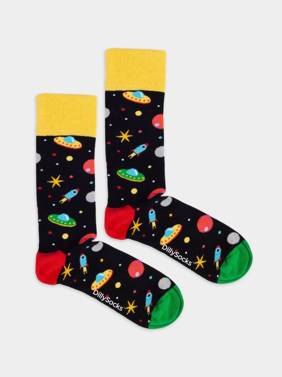 Socken Galactic Ride von DillySocks