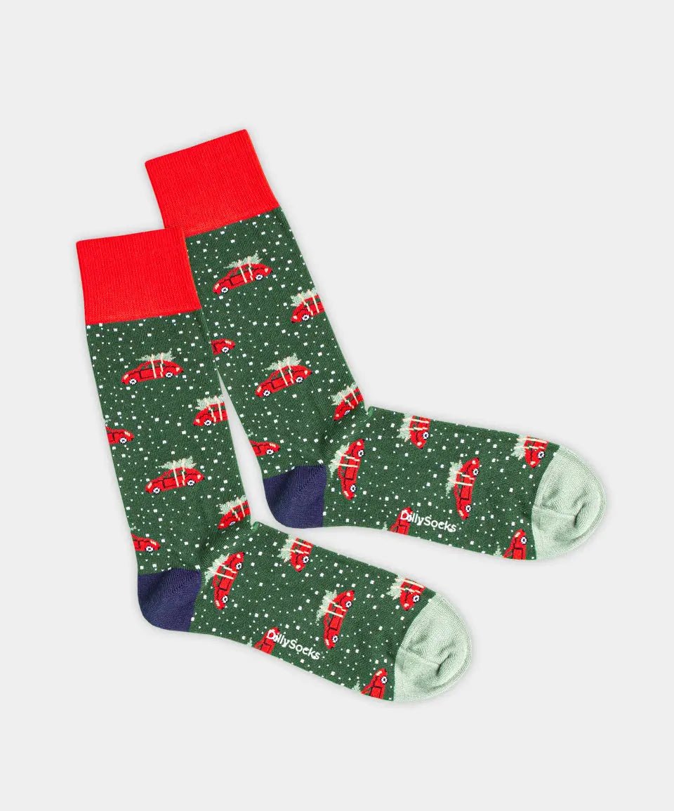 Socken - Geschenkbox Christmas Candy Tree (3er Box) von DillySocks
