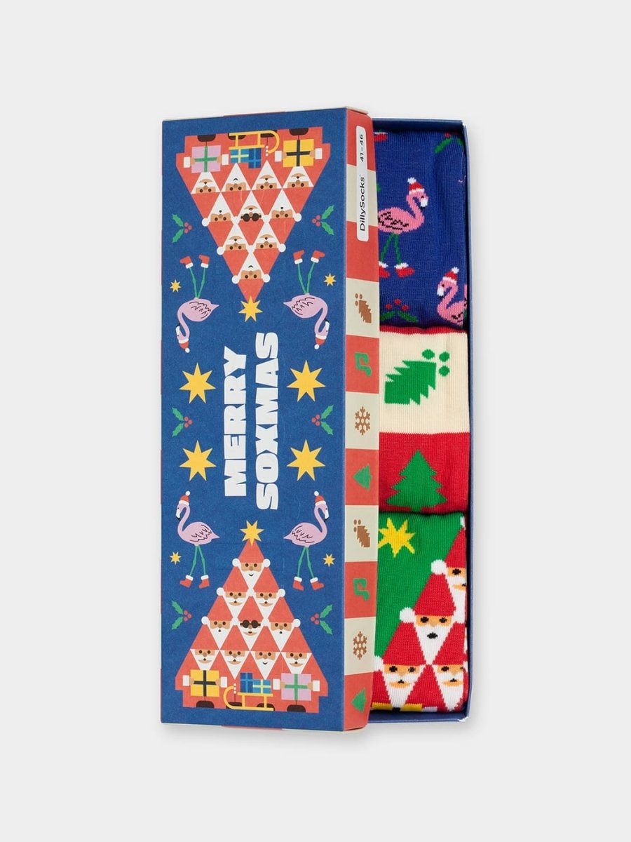 Socken - Geschenkbox Christmas Season (3er Box) von DillySocks